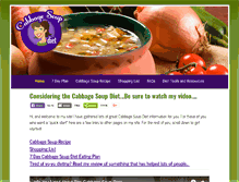 Tablet Screenshot of cabbage-soup-diet.com